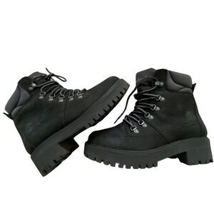 Timberland Women’s Courmayeur Valley Black Waterproof 2Hiker Boots, sz 6.5